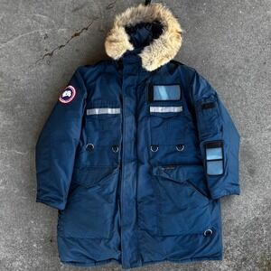 Vintage Canada Snow Goose Blue Parka Model 8501 Mens XL Canada Goose 80s Rare